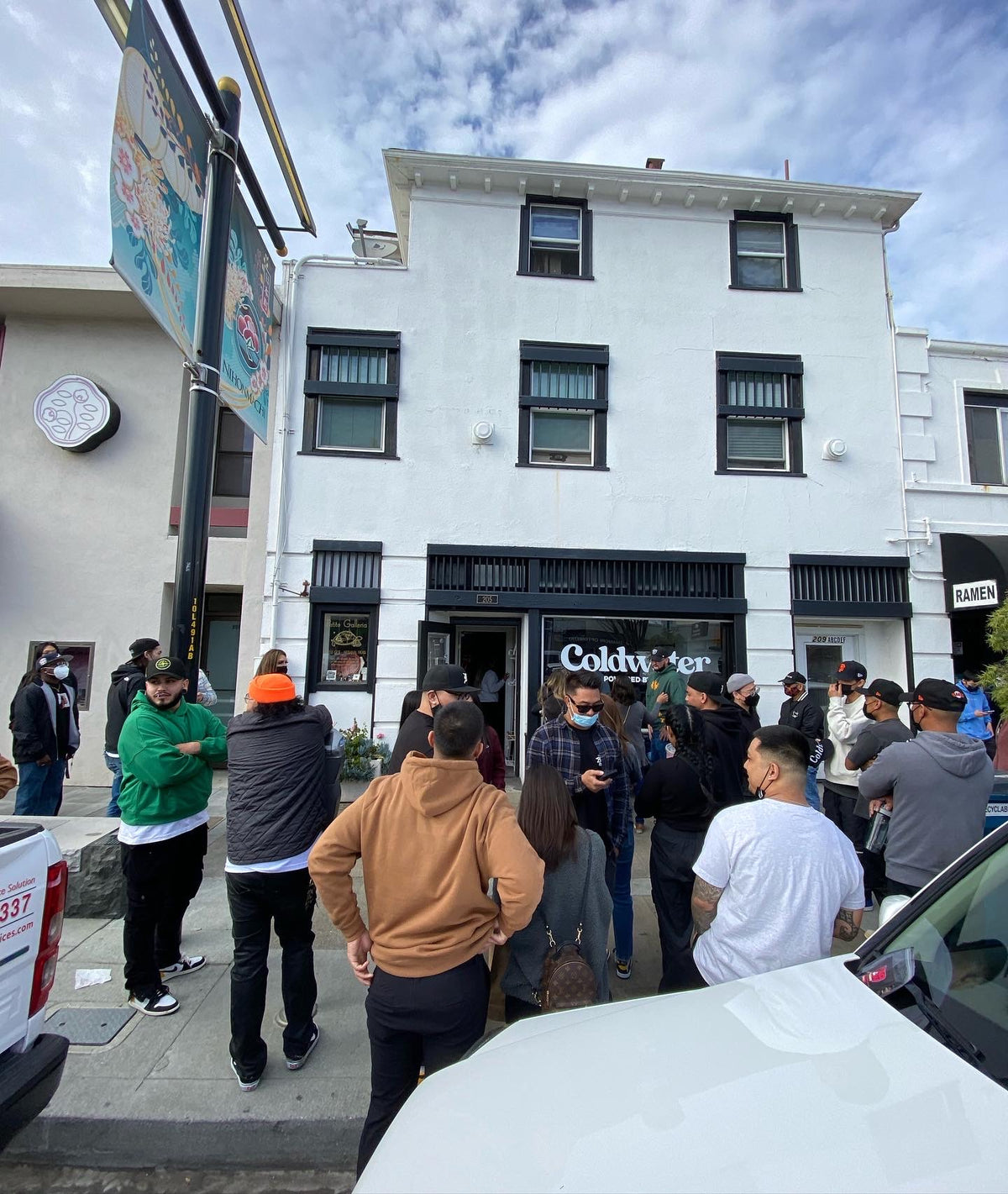 Inside the Coldwater storefront in San Jose Japantown