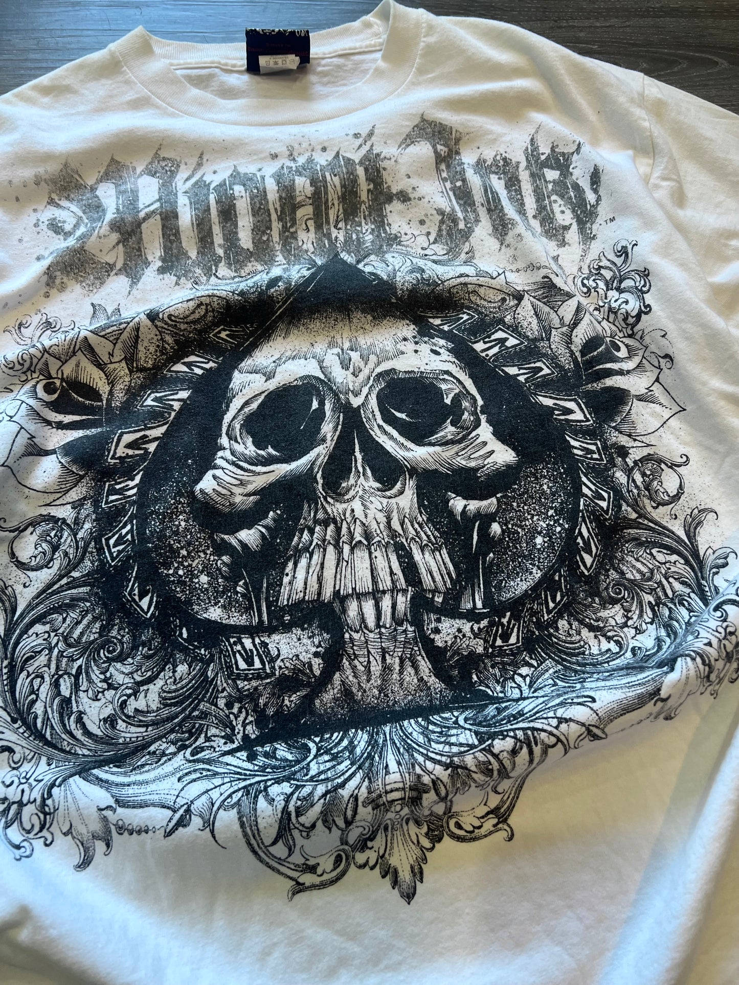 Miami Ink Skull Spade tee