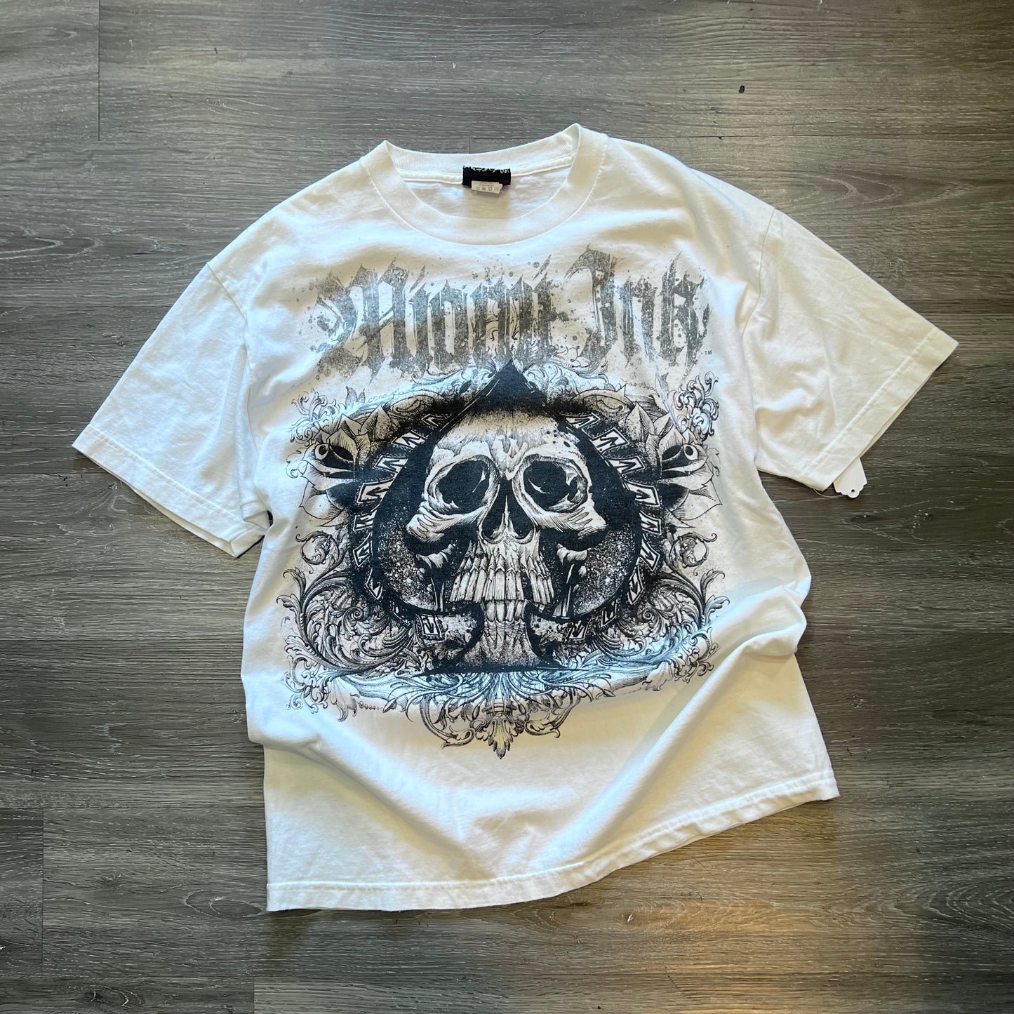Miami Ink Skull Spade tee