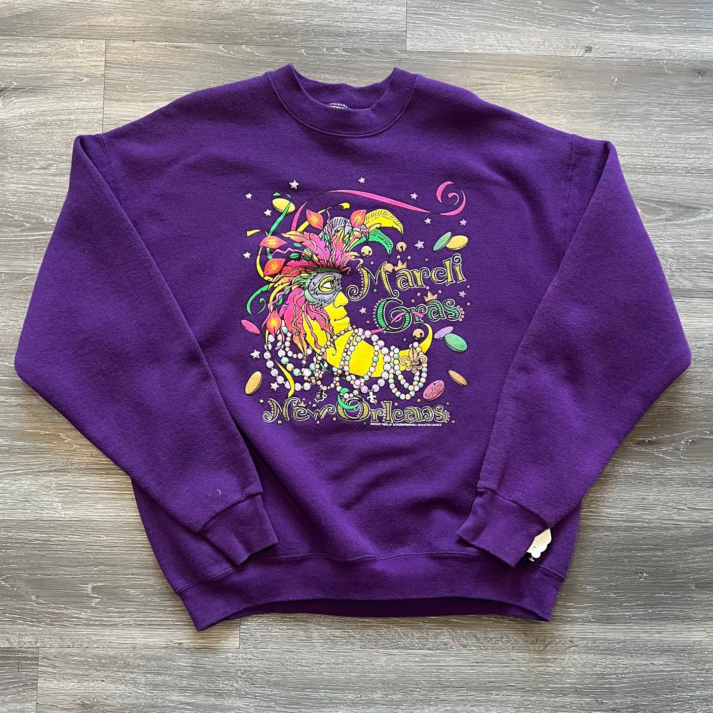 Mardi Gras Crewneck XL